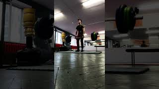 Mentally ill man gets motivated deadlifts 140 kg and accidentally almost breaks the lamp [upl. by Annalla]