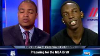 Hasheem Thabeet on ESPN First Take [upl. by Domenech]