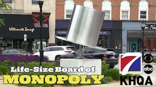 To Honor Its Creator of Monopoly This City Built a LifeSize Board of the Game [upl. by Nappy]