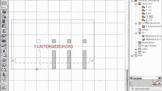 ArchiCAD 10  1 Geschossabhängige Darstellung [upl. by Irrot]