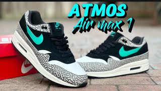 Air Max 1 Atmos Elephant review These are 🔥🔥 [upl. by Ackley709]