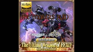 Makers Ruin  MOBIUS Final Fantasy XIV 14 multiplayer MP event  Ultima Weapon  HiRes audio [upl. by Booze]