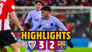 ATHLETIC CLUB 32 BARÇA  HIGHLIGHTS COPA DEL REY 🔵🔴 [upl. by Alistair335]