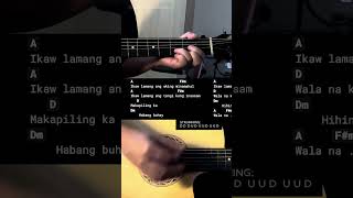 Ikaw Lamang  Silent Sanctuary  Easy Guitar Chords Tutorial For Beginners guitarlesson [upl. by Anerak]