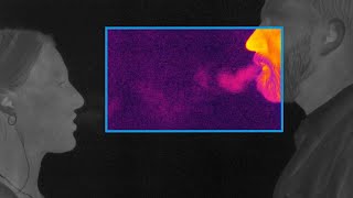 Infrared video shows the risks of airborne coronavirus spread  Visual Forensics [upl. by Elvie]