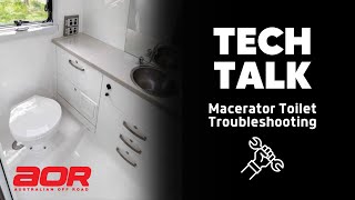 Tech talk  macerator toilet troubleshooting [upl. by Lhadnek938]