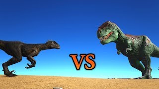 Indoraptor vs Rex amp Spinosaurus amp Raptors  ARK Jurassic Park Expansion  Cantex [upl. by Nwahsak]