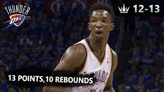 Hasheem Thabeet CareerHigh Full Highlights vs Bobcats  13 points 10 rebounds 11262012 [upl. by Joela]