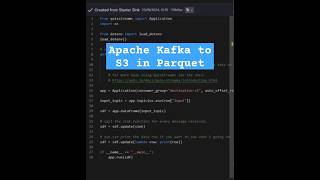 Integrate Apache Kafka with AWS S3 using Iceberg and Parquet [upl. by Richardson]