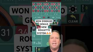 Genius new Roulette system makes 100000 profit in 15 minutes🔥🔥shorts theroulettemaster casino [upl. by Chip]