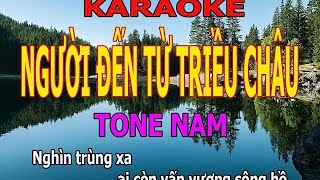 Nguời Đến Từ Triều Châu Karaoke Tone Nam [upl. by Braunstein]