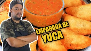 empanadas de yuca dominicanas  Masa De Yuca para Empanadas Receta Tradicional [upl. by Schulman567]