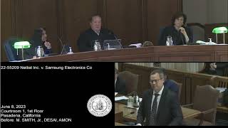 NLST vs Samsung Appellate Judge Realizing He Has Been Lied to by Samsung [upl. by Hake652]