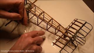 I Built Aircraft Biplan  Sopwith Camel  Artesania Latina  Part 6 [upl. by Morentz]