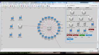 simulation WLAN with enterprise WAN using OPNET part 1  الجزء الاولمحاكاة باستخدام الاوبنت [upl. by Cesaro]