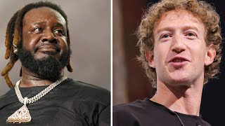 TPain Trashes Haters of Cringe Cover Song With Mark Zuckerberg [upl. by Madra]