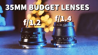 BEST LOW BUDGET 35mm LENSES 7Artisans f12 vs TTArtisans f14 [upl. by Daniels]