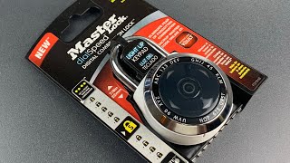 863 Flawed Design Master Lock “dialSpeed” Digital Combination Lock [upl. by Natassia]