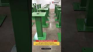 Ramato MS Fabricated Pedestal Stand For Bench Grinder Bench Polisher Abrasive Belt Grinder  INDIA [upl. by Nanah]