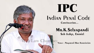 ipc civiljudgeexam2023 IPC Class by Sub Judge Eraniel MrKSelvapandi at Nagercoil [upl. by Mikah]