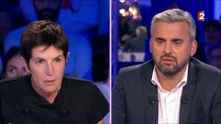 Dieudonné  clash Christine Angot  Alexis Corbière ONPC [upl. by Nuhsyar199]