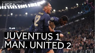 JUVENTUS 12 MAN UNITED UCL HIGHLIGHTS [upl. by Kailey163]