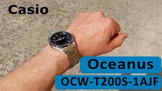 Casio Oceanus OCW T200S 1AJF Radio Controlled  Bluetooth  Solar Powered watch [upl. by Norel]