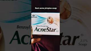 Best facewash for acne pimples problemsAcnestar soap reviewskincareshortsshortsfeed [upl. by Nimar60]