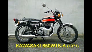 KAWASAKI 650W1SA [upl. by Llenyl512]