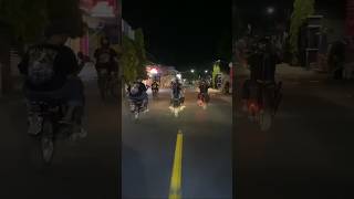 NIGHT RIDE CHOPPER chopperindonesia customchopper choppycub [upl. by Dnomsad833]