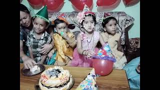 Aashi 4th birthday celebration🎊 पहाड़ीculture trending🎂🎂🎂 [upl. by Georgetta]