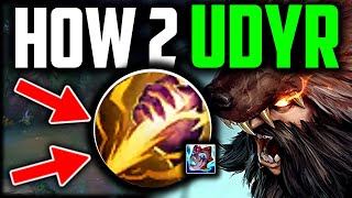 How to UDYR Jungle amp CARRY Best BuildRunes Udry Jungle Guide Season 14  League of Legends [upl. by Rana]