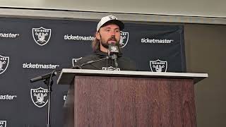 Everything Raiders QB Gardner Minshew Said Post Loss to the Chargers lasvegasraiders raiders [upl. by Nare]