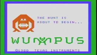 Hunt the Wumpus TI994A gameplay footage [upl. by Akire]