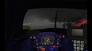 iRacing VR Heavy Rain at Night Lap started 14th Finished 3rd [upl. by Entruoc]