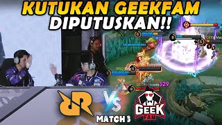 INI BARU NAMANYA JO EFFECT GW PAKE JERSEY RRQ KUTUKAN GEEK PUTUS  RRQ VS GEEK MATCH 3 [upl. by Githens]