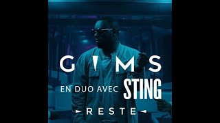 GIMS amp Sting  Reste EnglishFrançais LyricsParoles [upl. by Rasla]