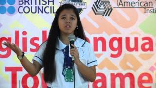 Extemporaneous Speech Contest  Finalist 01 [upl. by Ahtanamas]