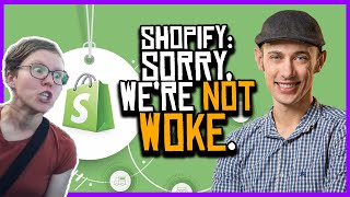 Shopify SLAMS quotWokequot Culture Shopify CEO Says Company is APOLITICAL [upl. by Cariotta653]