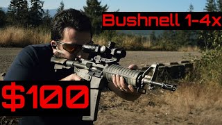 How Good is The Cheapest LPVO  Bushnell AR Optics 14x 223 Dropzone BDC [upl. by Eidissac]