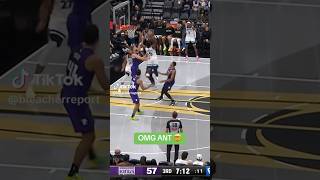 Anthony Edwards went off against the kings to secure the win in OT 🐺 hottopic nba basketball [upl. by Celestyn]