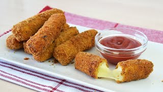 How to make Mozzarella Sticks in Air Fryer [upl. by Tristam]