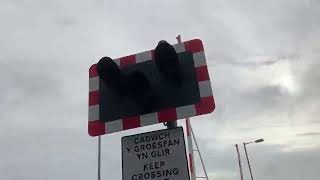 Intro to Llanelli East Level Crossing Carmarthenshire 211024 [upl. by Uamak]