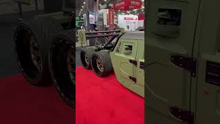 Humvee 6x6 low rider at SEMA sema2024 sema [upl. by Adnorrehs]