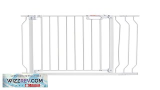 VEVOR Baby Gate 295quot39quot Extra Wide 30quot High Dog Gate for Stairs Review [upl. by Peace]