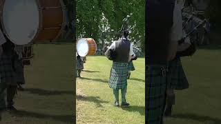 HLI Crossing the Rhine played by Oldmeldrum Pipe Band during 2023 Oldmeldrum Highland Games shorts [upl. by Case]