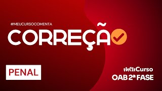 Correção da prova  2ªfase Penal 41º [upl. by Icaj]