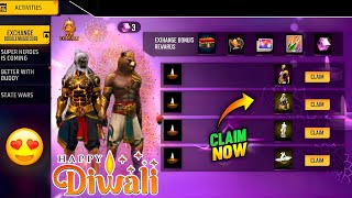 DIWALI EVENT 2024 🥳🤯 FREE FIRE NEW EVENT  FF NEW EVENT  UPCOMING EVENT IN FREE FIRE [upl. by Anialram]