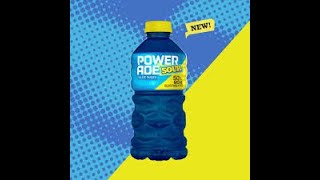 Product Review Powerade Blue Razz Sour Sports Hydration Drink [upl. by Yarezed488]