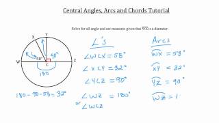 Central Angles Arcs and ChordsTextbook Tactics [upl. by Zamora]